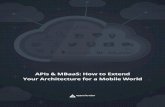 APIs & MBaaS: How to Extend Using Cloud Services Your ... includes more than 20 out-of-the-box services needed to take full advantage of mobile and the expanding array of device features.