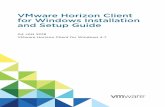 VMware Horizon Client for Windows Installation and … Horizon Client for Windows Installation and Setup Guide This guide, VMware Horizon Client for Windows Installation and Setup