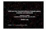 AGN and the Herschel picture of steady galaxy evolution ... · AGN and the Herschel picture of steady galaxy evolution and starbursts ... Hector Castaneda Antonio Cava ... infrared