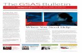 The GSAS Bulletin GSAS Bulletin hArvArd GrAduAte ... ton is now a veteran at handling the multitude of issues that residents bring to their RAs. ... 6B0BaTbXST]RTWP[[b P]S3dS ...