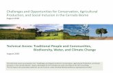 Challenges and Opportunities for Conservation, Agricultural Production…€¦ ·  · 2016-09-25Challenges and Opportunities for Conservation, Agricultural Production, ... or for