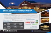 LANSDOWNE TOWN CENTER - Saul Centers Brochures/LansdownePackage.pdfas well as the famous Lansdowne Resort • The town center service Leisure World High Rise Community of Virginia
