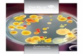 Products for Microbiology - cdlab.fr · 2 Products for Microbiology Microbiological Analysis of ater Membrane filtration methods, and other alternative methods According to Commission