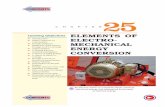 CONTENTS · 2014-09-19 · The elements of electro-mechanical energy conversion shall deal with basic principles and systems dealing with this aspect. ... Electromechanical energy-conversion
