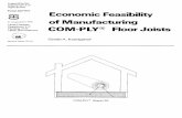 bricufture Forest ic Feasibility Manufacturing COM-PLY ... · bricufture Forest ic Feasibility ... mill residues, or low-quality timber, Thus, ... Any financial feasibility study