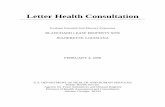 Letter Health Consultation · Letter Health Consultation ... BLANCHARD LEASE PROPERTY SITE JEANERETTE, ... through the collection of 33 confirmation samples from the
