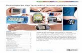 Technologies for High Performance Portable Healthcare Devices · 2015-03-06 · Technologies for High Performance Portable Healthcare Devices ... flow cytometers to measure microscopic