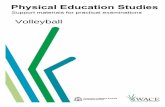 Volleyball - wace1516.scsa.wa.edu.au · The purpose of these materials is to support teachers and candidates in preparation for the Physical Education Studies practical examination.