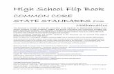 High School Flip Book - KATMkatm.org/flipbooks/HS FlipBook Final CCSS 2014.pdf · High School Flip Book COMMON CORE STATE STANDARDS FOR Mathematics This document is intended to show