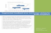 ‘Augmented Feedback Error Correction’ (AFEC) for Audio Amplifiershifisonix.com/wordpress/wp-content/uploads/2014/10/AFEC... · 2014-10-02 · ‘Augmented Feedback Error Correction’
