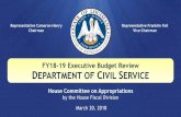 DEPARTMENT OF CIVIL SERVICEhouse.louisiana.gov/housefiscal/DOCS_APPBudgetMeetings2018...Municipal Fire & Police Civil Service $2,035,763 $2,233,801 $2,334,588 $ ... State General Fund