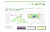 Baseline Measurement and Analysis of UK Ozone and UV · 2015-11-25 · significant ozone depletion has been observed, ... 1 Introduction ... Baseline Measurement and Analysis of UK