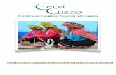 CerviCusco Volunteer Program Information - Friends … CerviCusco Volunteer Program Table of Contents WELCOME AND INTRODUCTION 3 CERVICUSCO PROGRAM INFORMATION 3