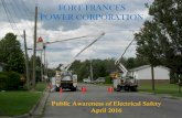 FORT FRANCES POWER CORPORATIONffpc.fortfrances.ca/sites/default/files/FFPC Public... · 2017-12-28 · Public Awareness of Electrical Safety April 2016 . ... Fort Frances Power Corporation’s