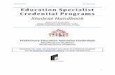 Education Specialist Credential Programs - Cal Poly …ceis/education/documents/credential/Ed...Cal Poly Pomona Rev. August 2016 1 Education Specialist Credential Programs