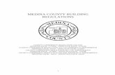 MEDINA COUNTY BUILDING REGULATIONS 2010.pdf · 2010-04-21 · complying with the Medina County Building Regulations it is the responsibility of the applicant to comply with all local