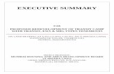 EXECUTIVE SUMMARY - mpcb.gov.inmpcb.gov.in/notices/pdf/EXECUTIVE_SUMMARY_ENGLISH... · EXECUTIVE SUMMARY ... be treated in sewage treatment plant based on MBBR technology. ... Sewage