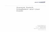 Summit Switch Installation and User Guide - Extreme … · Extreme Networks, Inc. 10460 Bandley Drive Cupertino, California 95014 (888) 257-3000 Summit Switch Installation and User