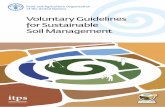 Voluntary Guidelines for Sustainable Soil Management · Guidelines for sustainable soil management 7 ... 2 Voluntary Guidelines for Sustainable Soil Management ... resources management.