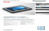 TOUGHBOOK CF-33 TABLET - nl.business.panasonic.be · 3 MB cache, 2.6 GHz up to 3.5 ... Dual external antenna connector: x1 ... ***One option exclusively possible in configuration