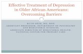 Effective Treatment of Depression in Older African ...aging.emory.edu/documents/Effective Treatment of Depression in... · Depression in older adults may look different than in ...