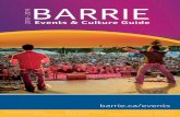 up in the emotion of the theatre, or spending the day at ... · BARRIE PRIDE FESTIVAL & PARADE Heritage Park, 5 Simcoe St. ... A fun, exciting adventure musical for young audiences