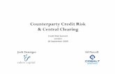 Counterparty Credit Risk & Central Clearing - Ed Parcell Counterparty Credit... · 2014-02-14 · Counterparty Credit Risk & Central Clearing ... = Valuation of trade/portfolio at