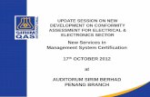 New Services in Management System Certification 17 … · New Services in Management System Certification ISO 50001 : 2011 Energy Management Systems (EnMS) ISO 28000 : 2007 Supply