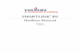 SMARTLINK DS Modbus Manual - Maxon Corporation€¦ · SMARTLINK® DS Modbus Manual (Rev 1.1) Page 1 Table of ... (RD or RD‐WR); 115ms ... 600 606 7 Manufacturing Configuration