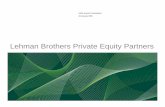 Lehman Brothers Private Equity Partners Investor Presentation 23... · Research-driven and quantitative approach to portfolio ... Lehman Brothers Asset Management LLC, Lehman Brothers