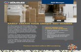 EASILY CREATE YOUR UNIQUE SKU NUMBER - SIMMS · SIMMS has the capability to assign a particular SKU item number to each inventory item configured in the Inventory Manager, enabling