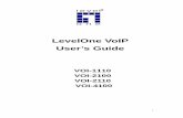 LevelOne VoIP User’s Guidedownload.level1.com/level1/manual/VOI-1110.pdf · It is highly recommend that connect the SIP gateway behind a NAT router. ... This is only available when