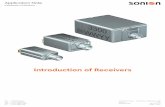 Introduction of Receivers - Sonion€¦ · Introduction of Receivers Application Note Introduction of Receivers DK: +45 4630 6666 USA: +1 952 543 8300 PRC: +86 512 6832 3401 NL: +31