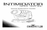 Quick Reference Guide - CHAUVET DJ This Guide The Intimidator Spot 355 IRC Quick Reference Guide (QRG) has basic product information such as mounting, ... 106ó 112 Kelly Green + Orange