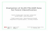 Evaluation of ALOS PALSAR Data for Forest Classificationearth.esa.int/.../ALOS2008/participants/145/pres_145_Goodenough.pdf · Natural Resources Canada Ressources naturelles ... 2Department