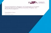 Consultation Paper on Industry Codes of Conduct and ... · 1.4 Further details of the wider context are provided in chapter 2. Who does this consultation ... misconduct among spot