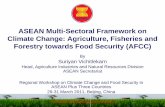 ASEAN INTEGRATED FOOD SECURITY POLICY · Outlines Background and Introduction ASEAN and ASEAN Plus Three Policy Frameworks and Initiatives related to Food Security-Bioenergy-Climate
