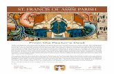 Honoring Our Franciscan Tradition St. Francis of Assisi Parish · Prayer Requests Peace Prayer Of St. Francis hile this prayer has alays been attributed to St. Francis, the author
