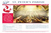 ST. PETER’S PARISH - Kansas City, Missouristpkc.org/wp-content/uploads/2016/05/May-15-2016-Bulletin.pdf · We live out this mission of Christ through prayer and Sacrament ... 7:15