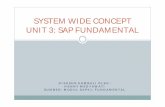SYSTEM WIDE CONCEPT UNIT 3: SAP FUNDAMENTALhenmedya.staff.gunadarma.ac.id/Downloads/files/... · SYSTEM WIDE CONCEPT UNIT 3: SAP FUNDAMENTAL. ... provided by SAP - as a model company,
