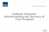Citibank Presents: Benchmarking the Success of … Agenda What is Benchmarking Why is Benchmarking Important Internal Revenue Service Purchase and Travel Card Programs Industry Trends