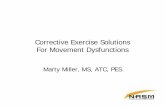 Corrective Exercise Solutions For Movement Dysfunctions · Upper Body: Shoulder Elevation ... – Give your client an individualized corrective exercise plan – Give your client
