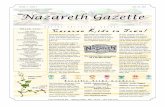 The Nazareth Gazette - Razor Planetmedia1.razorplanet.com/share/510358-6787/siteDocs/Nazareth Gazette... · have servants’ hearts! The caravan then walked to ... optional lock-in
