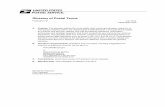 Glossary of Postal Terms Transmittal Letter€¦ · B. Questions and Comments. ... Glossary of Postal Terms, ... Cross-Reference A direction to go to the official presentation of