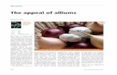 The appeal of alliums - University at Albany in... · sulphur chemistry – the basis ... to the life-cycle of the leek moth. ... Biochemistry 26 Chemistry & Industry 8 February 2010