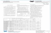 A Teledyne Technologies Company · 2016-09-21 · A Teledyne Technologies Company 1/4 TELEDYNE ... detector, use a heat sink (such as a ... response of a room temperature detector