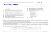Sitronix ST7920 - Waveshare Electronics Sitronix ST7920 Chinese Fonts built in LCD controller/driver V3.0 1/42 2002/10/11 Main Features z Voltage operating range: - 2.7 to 5.5V z Support