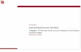 Presentation: International Income Taxation Chapter 5 ... · International Income Taxation Chapter 5: ... Bank of America Case p. 326 ... Held that substance-over-form principles