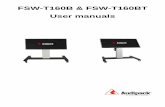 FSW-T160B & FSW-T160BT User manuals - audipack.com · Thank you for choosing our FSW-T160B trolley. This ... forklift or similar equipment, ... The safe and correct way of carrying