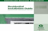 Residential Installation Guide - Cedar Siding Inc. · Residential Installation Guide 1-800-241-4402 ... These rubber-based materials have a butyl adhesive that enhances their ability